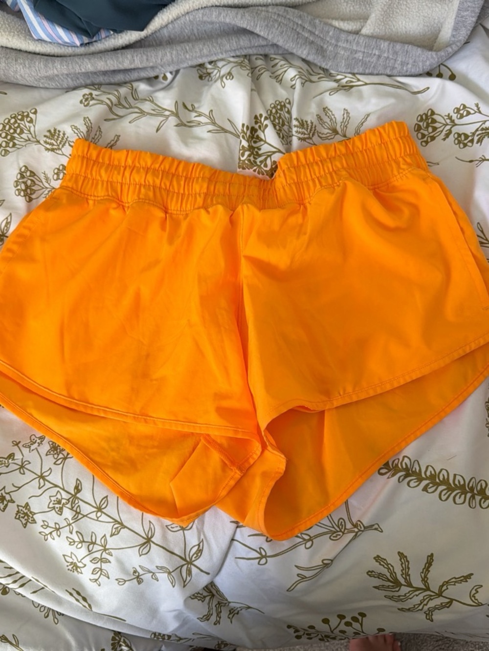 aerie Neon Orange Athletic Shorts